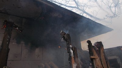 На Тернопільщині горів будинок