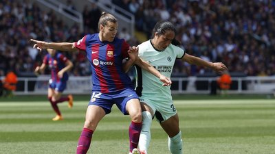 "Барселона" — "Челсі" у півфіналі жіночої Ліги чемпіонів з футболу 2023/24.