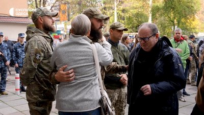 Церемонія прощання з військовим Андрієм Грушецьким в Одесі Церемонія прощання з військовим Андрієм Грушецьким в Одесі