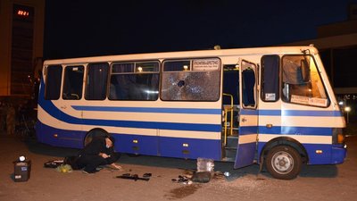 Захоплений напередодні у Луцьку автобус не вийшов у рейс Захоплений напередодні у Луцьку автобус не вийшов у рейс