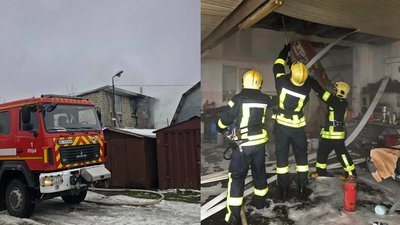 У Луцьку сталася пожежа в гаражному секторі У Луцьку сталася пожежа в гаражному секторі