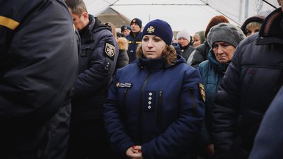 Прощання із загиблим рятувальником Іваном Сєрим у Близнюківській громаді, 30 січня 2026 року Прощання із загиблим рятувальником Іваном Сєрим у Близнюківській громаді, 30 січня 2026 року
