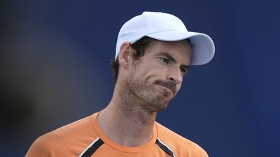 Британський тенісист Енді Маррей на турнірі ATP 1000 в Маямі, США.