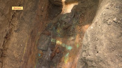 Під час археологічних розкопок у Севастопольському парку Дніпра історики знайшли могилу протопопа Під час археологічних розкопок у Севастопольському парку Дніпра історики знайшли могилу протопопа