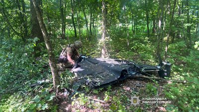 Вибухотехніки знешкодили на Чернігівщині бойову частину російського ударного безпілотника