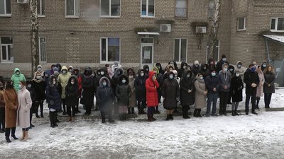 У Запоріжжі вшанували пам'ять загиблих під час пожежі в інфекційній лікарні