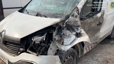 Атака дрона, полювання на цивільного у Херсоні