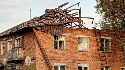 Пошкоджений будинок у Лютівці Золочівської громади, 10 травня 2026 року