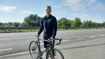 За чотири дні волонтер подолав 400 кілометрів За чотири дні волонтер подолав 400 кілометрів