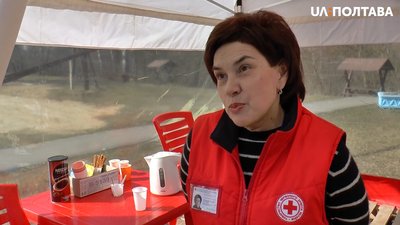 Ірина Плюсніна, голова обласної організації «Червоного хреста» Ірина Плюсніна, голова обласної організації «Червоного хреста»