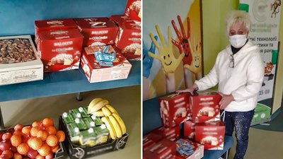 Пацієнтам дитячої лікарні у Кропивницькому передали великодні подарунки