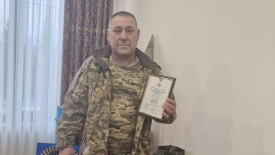 золотий хрест, нагородили військового з Волині