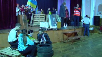 Події Революції Гідності відтворили у виставі студенти івано-франківського медуніверситету