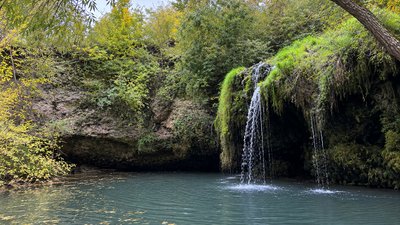 Водоспад Бурбун восени