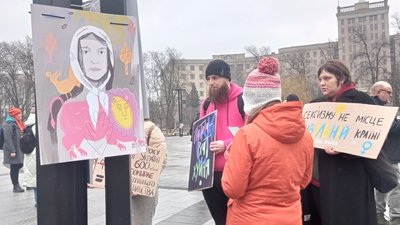 У Харкові 8 березня пройшла виставка про ролі жінок під час війни