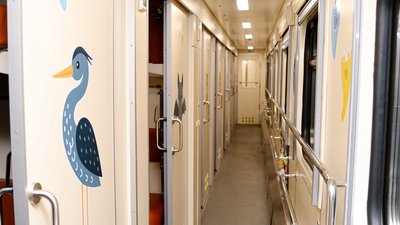 2 дитячі вагони будуть в складі поїзда Київ — Рахів