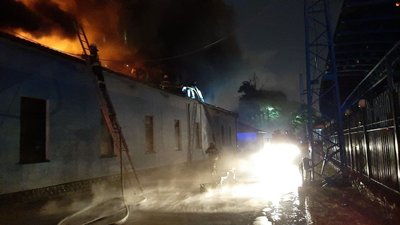 У Харкові — пожежа на залізничному вокзалі «Левада» У Харкові — пожежа на залізничному вокзалі «Левада»