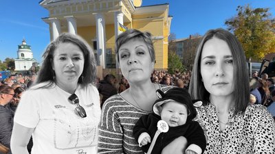 Прощання з жертвами атаки РФ на Прилуки: поховали чотирьох загиблих
