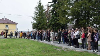 Учасники відкриття пам'ятної таблиці Віктору Данилевичу Учасники відкриття пам'ятної таблиці Віктору Данилевичу