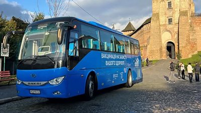 Волинь, вакцинальний автобус