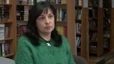 Дружини загиблих бійців малювали картини у Луцьку Дружини загиблих бійців малювали картини у Луцьку
