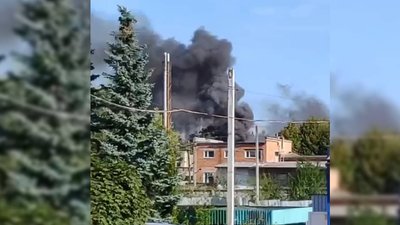 У Львові горіло приміщення на вулиці Науковій, 3А