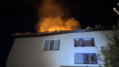 Пожежі у Запоріжжі та області, що виникли внаслідок російських обстрілів, 5 квітня. 