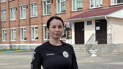 Офіцерка Служби освітньої безпеки Наталія Кашевар