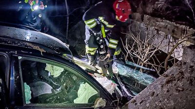 Аварія у селі Грем'яче на Волині — авто злетіло у кювет