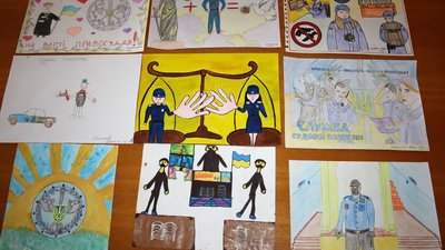 У Житомирі нагородили переможців конкурсу дитячих малюнків "Служба судової охорони очима дітей"
