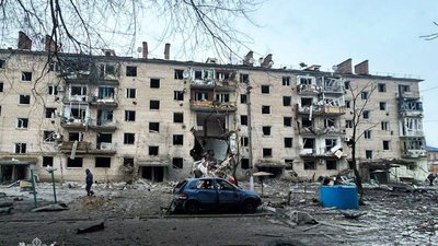 Наслідки обстрілу, Запорізька область, 16 лютого 2026