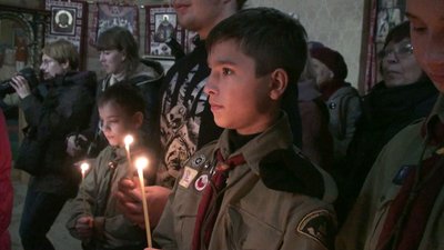 В Запоріжжя привезли Віфлеємський вогонь В Запоріжжя привезли Віфлеємський вогонь