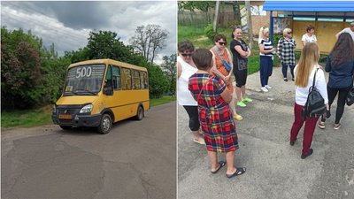 Жителі села Соколівське на Кіровоградщині протестували через недотримання графіку руху маршруток