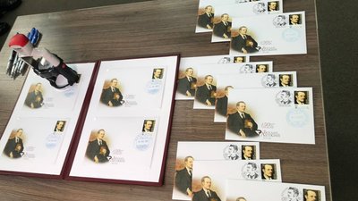 У Тернополі погасили марку до 150-річчя Богдана Лепкого У Тернополі погасили марку до 150-річчя Богдана Лепкого