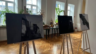 Виставка картин загиблого бійця Олега Дробоцького Виставка картин загиблого бійця Олега Дробоцького