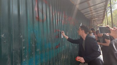 Друкарня Фесенка: мешканці Одеси вийшли на акцію протесту Друкарня Фесенка: мешканці Одеси вийшли на акцію протесту