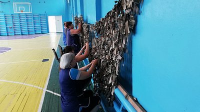 "Наближаємо день перемоги": у громаді на Полтавщині створюють маскувальні сітки