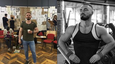 Спортсмен-натурник: як рівнянин позує для художників Спортсмен-натурник: як рівнянин позує для художників