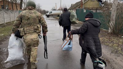 Евакуація, Покровська громада, Синельниківщина, бойові дії