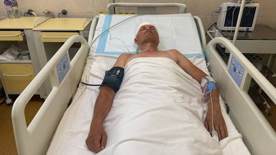 атака по автобусу, Нікополь, поранений чоловік