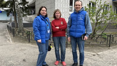 До Кременчука евакуювали родину із Краматорська: жінку з її 90-річною мамою