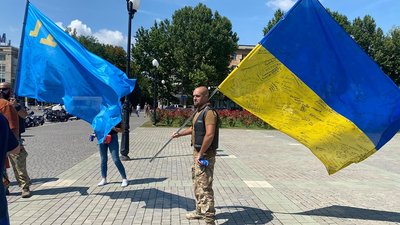 Учасники "Мотопробігу єдності" прибули до Херсона Учасники "Мотопробігу єдності" прибули до Херсона
