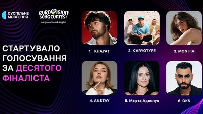 Голосування за 10 фіналіста нацвідбору 2026