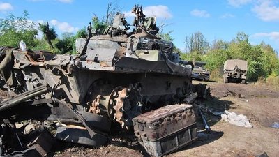 ЗСУ вдарили по понтонній переправі у Новій Каховці і знищили колону техніки військ РФ у Каховці