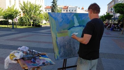 Художник, картина, Алан Меєр