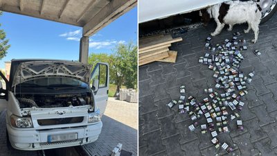 На Закарпатті в чоловіка вилучили авто, в якому виявили 380 пачок сигарет
