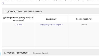 Меру Одесу зробили подарунок на 600 тисяч гривень Меру Одесу зробили подарунок на 600 тисяч гривень
