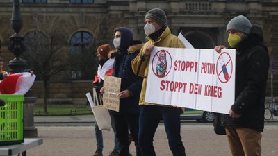 Уродженка Тернопільщини долучилась в Німеччині до акції на підтримку України Уродженка Тернопільщини долучилась в Німеччині до акції на підтримку України