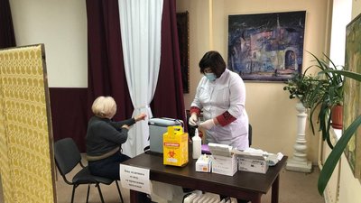 У пункті щеплення на території жіночого монастиря наявні усі вакцини У пункті щеплення на території жіночого монастиря наявні усі вакцини