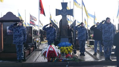 Західне кладовище, 24 лютого, спільна молитва, покладання квітів